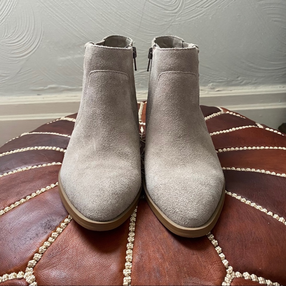 Sole Society Suede Leather Kiyana Mushroom Booties 7.5 boots